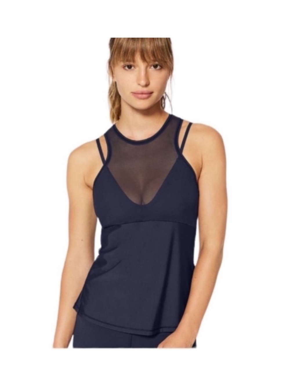 Lululemon Yoga NWT Fresh in the Mesh training workout gym tank top size 4